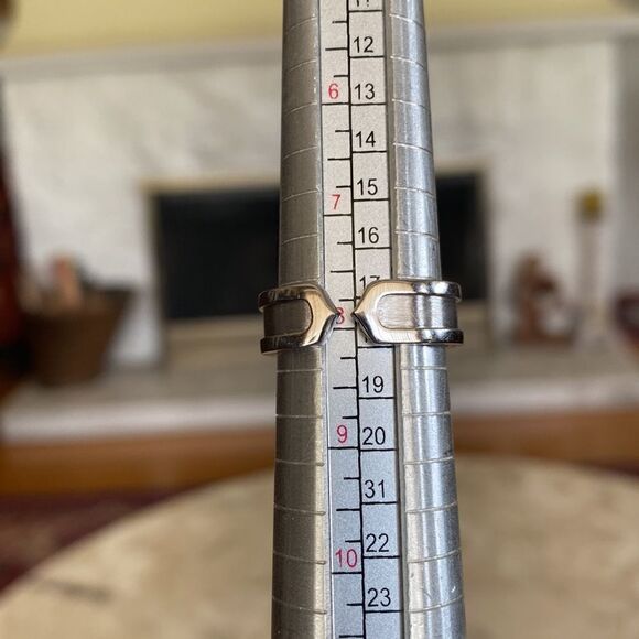 Cartier C De Cartier 18K White Gold Band Size 57 Mint Condition in Box - Picture 11 of 13